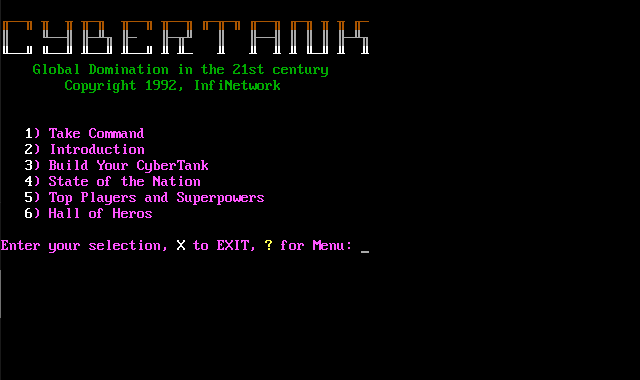Cybertank Screenshot